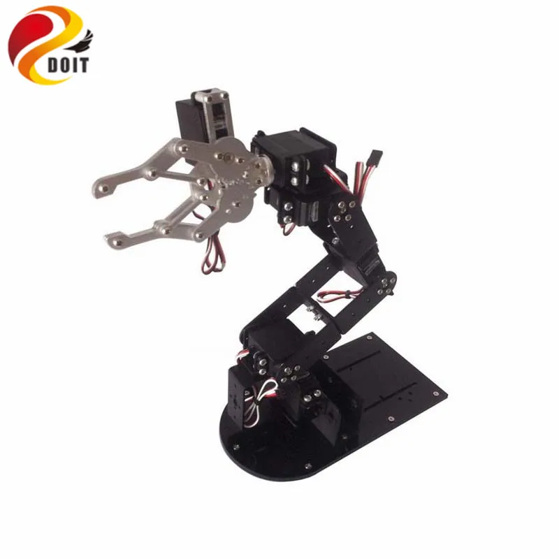 Official DOIT 6 DOF Mechanical Arm 3D Rotating Mechanical Arm Full Metal Structure Bracket & MG996R Servo