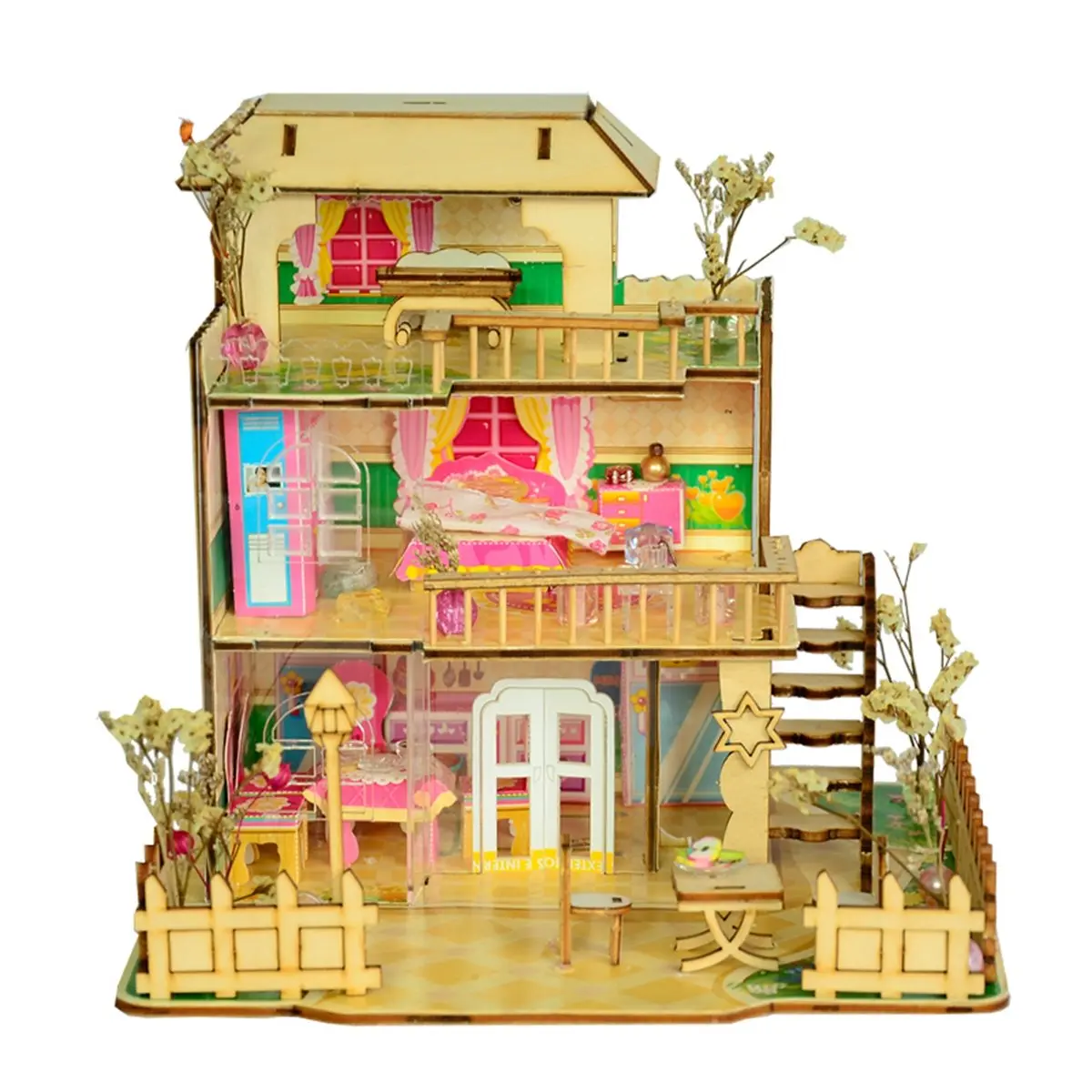 merry provence house room diy dollhouse kit with led light wood decoration miniaturas dollhouse toys for children birthday gifts - Small House Kit merry provence house room diy dollhouse kit with led light wood decoration miniaturas dollhouse toys for children birthday gifts - Small House Kit