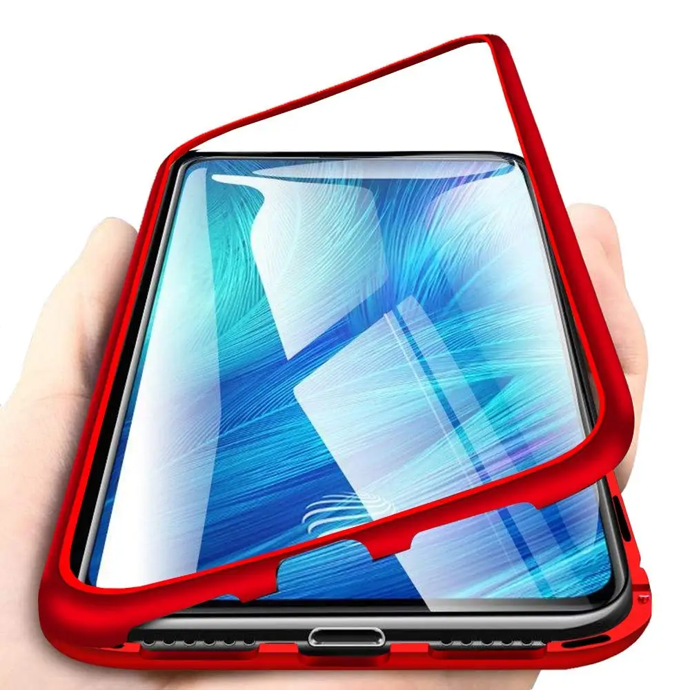 360 المغناطيسي المعادن جراب لهاتف vivo Y85 V9 X20 X20 زائد v11 v11 برو z3 v15 s1 v15 برو nex2 x23 x27 y95 y91 IQOO غطاء المغناطيس كوكه