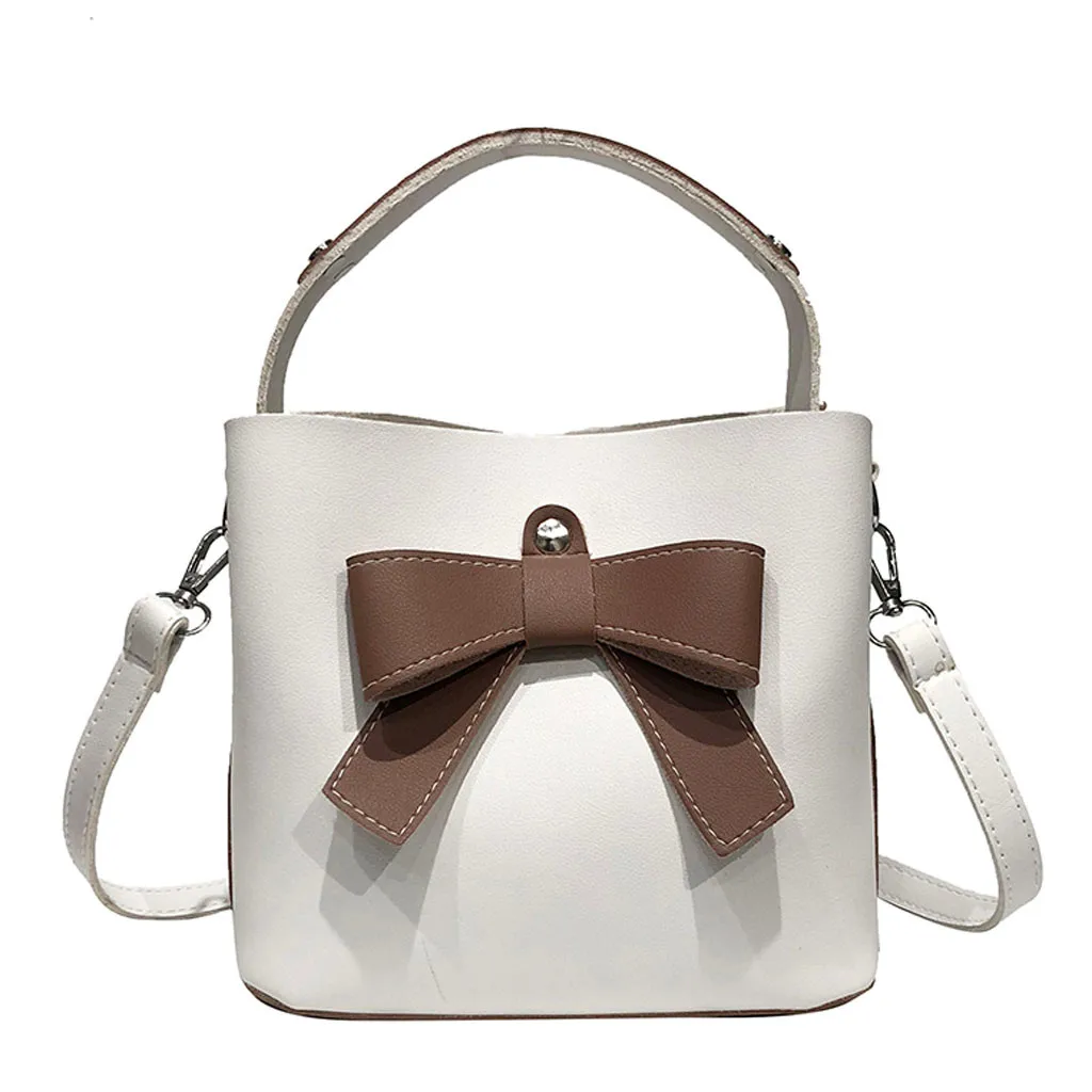 Женская сумка модная простая сумка на плечо милая сумка-мессенджер кожаная сумка bao сумка bolsa feminina# BA30 - Цвет: White