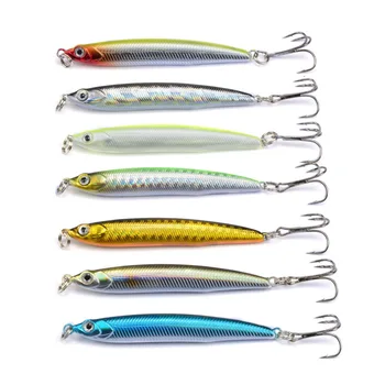 

7Pcs Minnow Fishing Lures 7cm/10g Fishing Hard Bait Crankbaits Artificiais Wobbler Baits YS-BUY