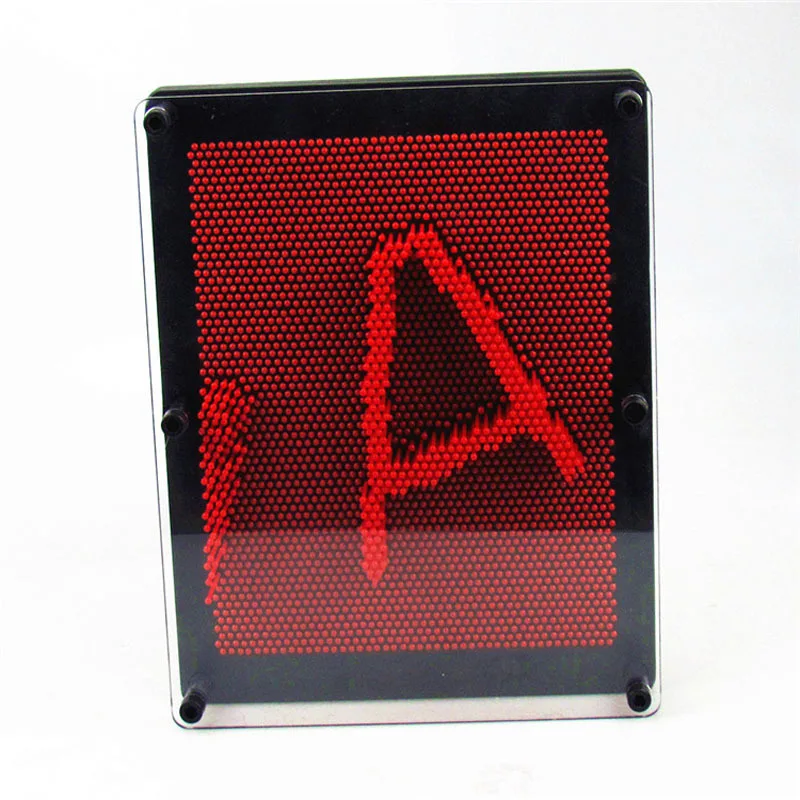 Pin Art Impression Toy ручная Форма Классический гаджет для художника забавная игрушка 5*7