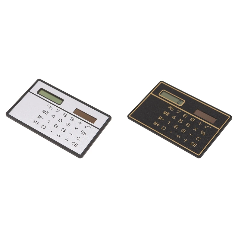

Deek-Robot New Ultra Thin Mini Credit Card Sized 8-Digit Solar Powered Pocket Calculator