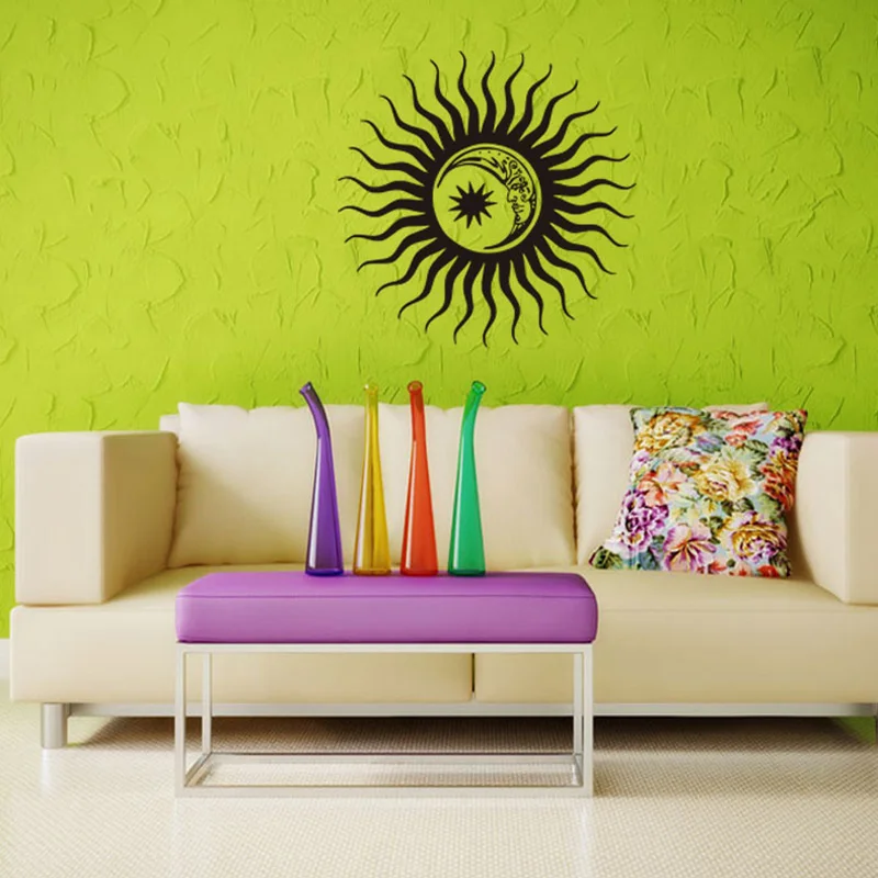 28 Moon Home Decor Sun And Accessories For Sun Moon Zodiac Signs Stars Wall Decal Vinyl Sticker Home Decor Pvc Decoration Wallpaper Diy Art