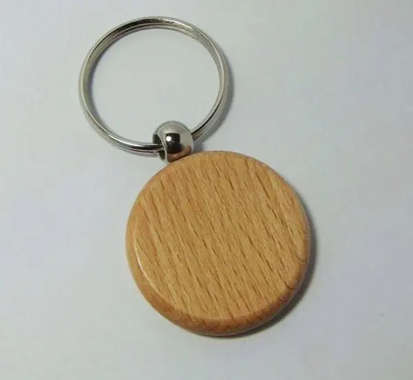 

Wholesale 10pcs Round Blank Wooden Key Chain Promotion Carving Circle Key ID Engrave Gift 1.6'' -Free Shipping