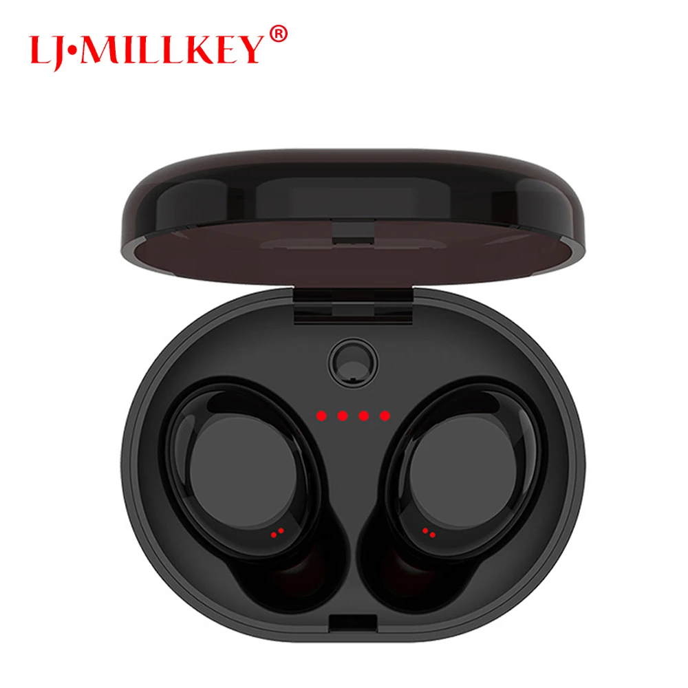 Bluetooth Touch Control Hifi font b Earphone b font with Mic TWS Wireless Earbuds Stereo MIC