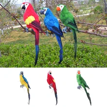 Пенные перья искусственные попугаи имитация птицы модель дома на открытом воздухе Крытый сад свадебные украшения орнамент DIY вечерние украшения