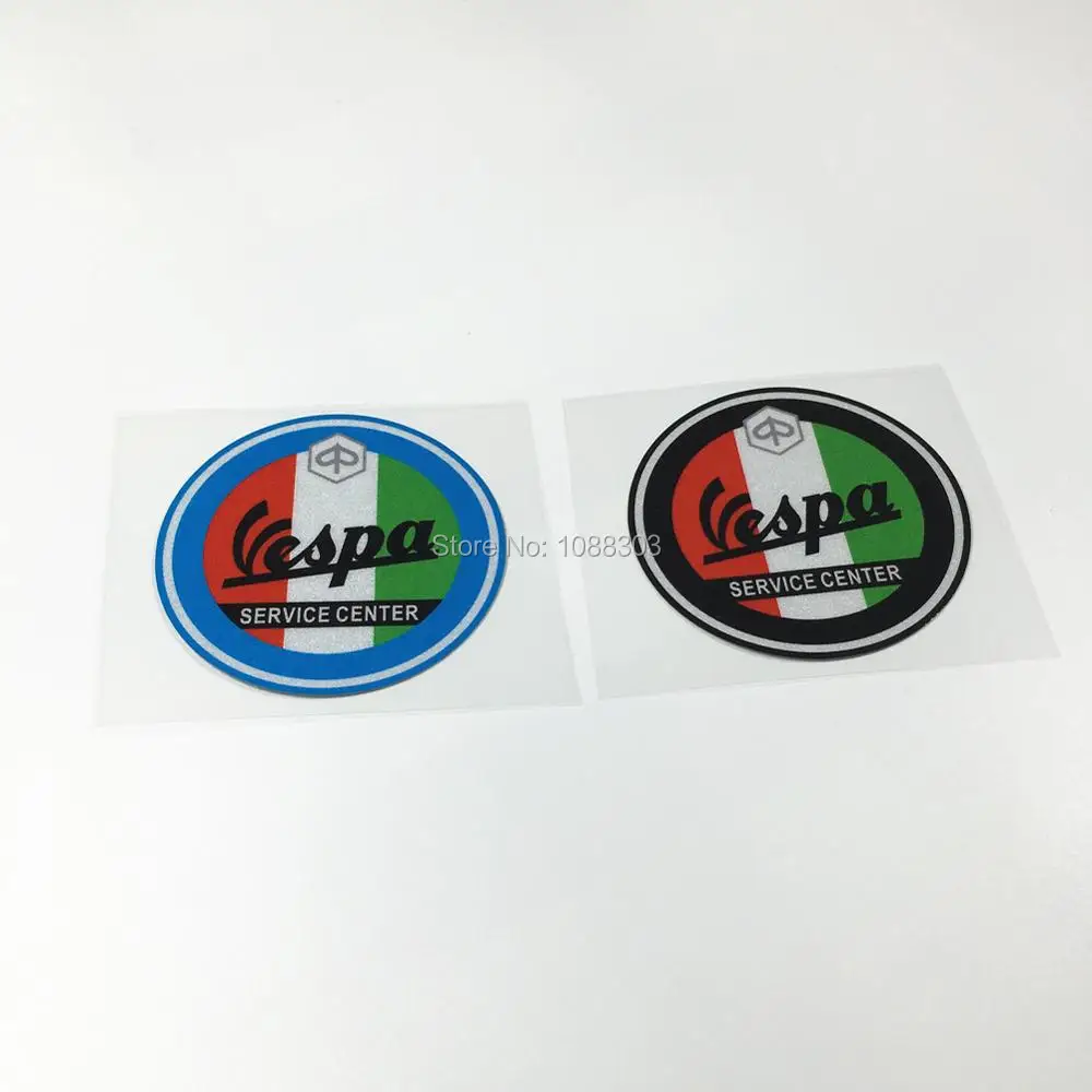Buy Car Styling 2pcs/lot Italy Vespa Club Car Sticker Decals for Car Motorcycle