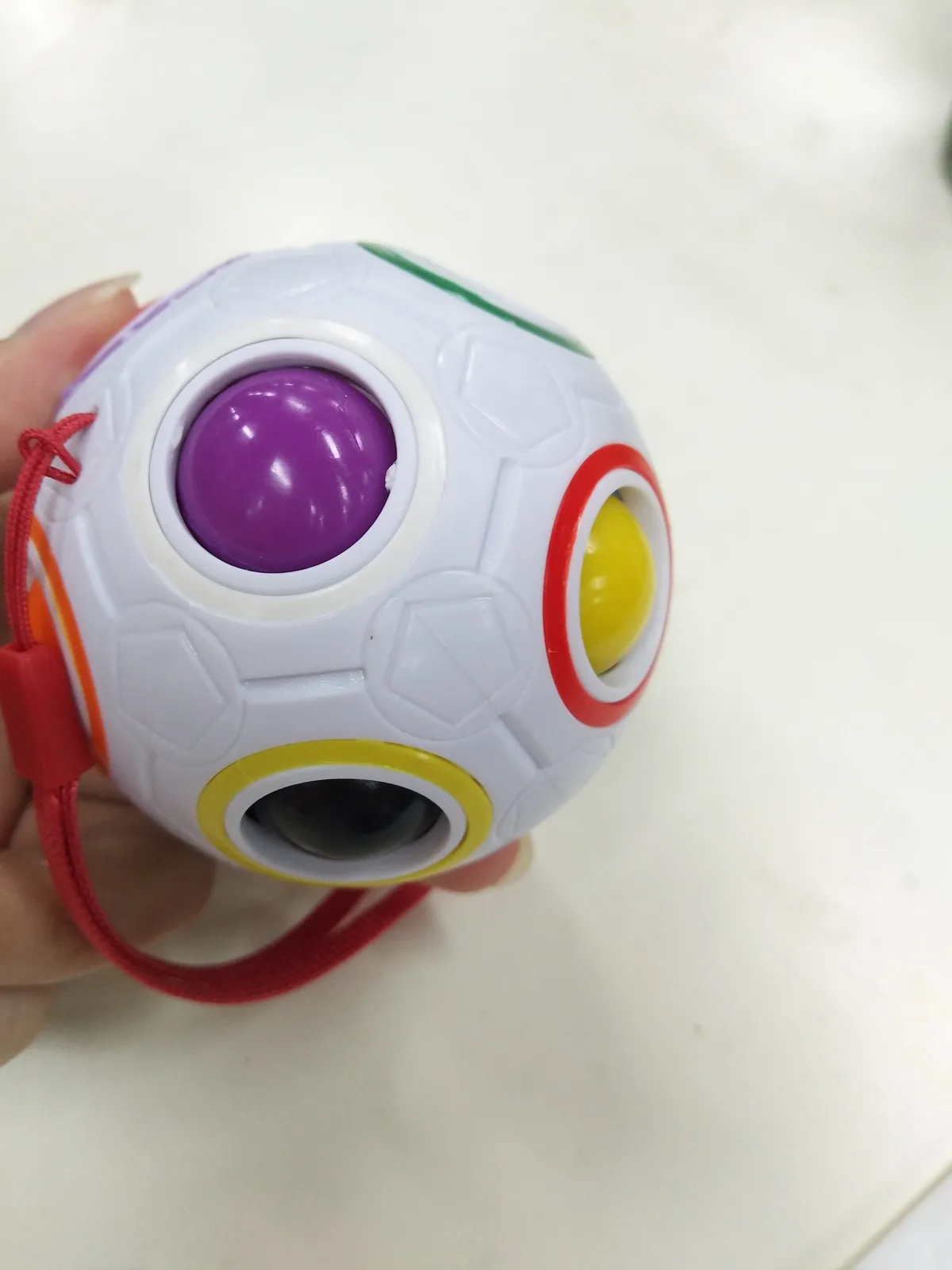 OCDAY футбол магический куб игрушки скорость Радуга Головоломка мяч забавные Творческие дети детские развивающие обучающие игрушки для детей Подарки