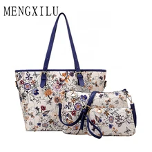 3 Sets Flowe Bag Women Ethnic Handbags National Flowers Messenger Bags Summer Composite Spain Bags Woman