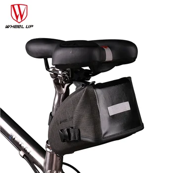 

WHEEL UP Waterproof Reflective Bicycle TPU Bag MTB Road Bag Bicycle Accessories Panniers Bicycle Saddle Bag Bike Cycling TailBag