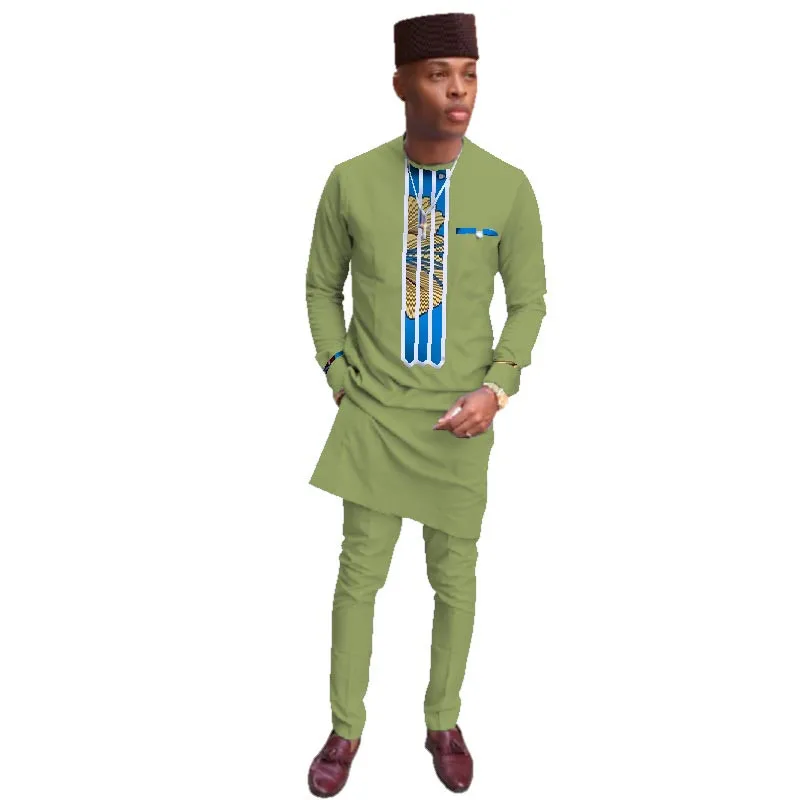 New-Men-Clothes-Long-Top-and-Pants-Sets-African-Wax-Print-2-Pieces-Pants-Sets-for(19)