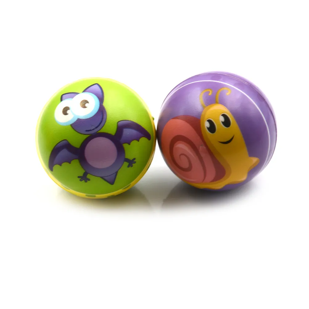 

6.3CM PU Foam Bouncy Snails Ball Adult Decompression Toys Sponge Ball Toys