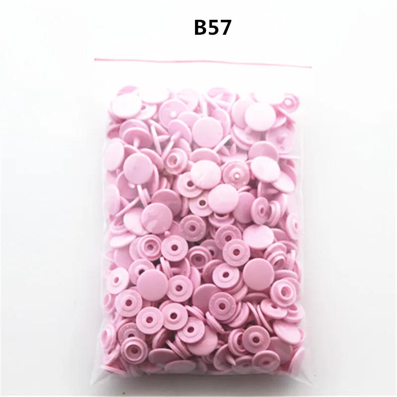 100 шт. T3 кнопки 9 цветов швейные принадлежности для крепления для подгузников "сделай сам" - Цвет: B57 100PCS