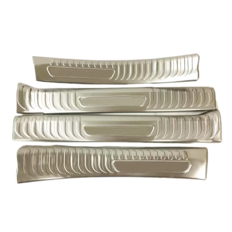 4 pcs/set High quality stainless steel scuff plate door sill For Nissan