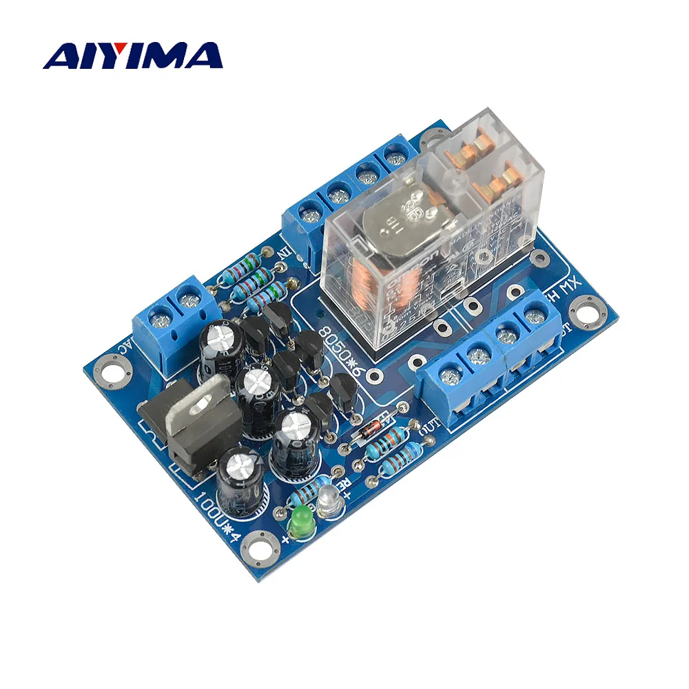 Плата защиты динамика AIYIMA 2 0 Omron канала модуль от задержки постоянного тока 12 18 в