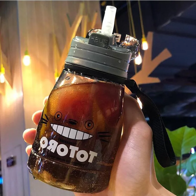 350 мл мультфильм Totoro бутылка для воды Портативный Спорт Кемпинг Велоспорт