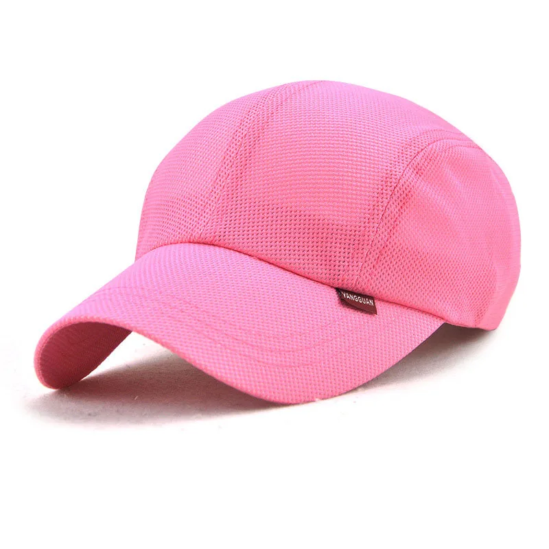 Однотонная кепка 6 цветов мужские шляпы от солнца женские летние сетчатые