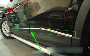 

Side Door Body Moulding Cover Trim Protector Steel For Mazda CX-5 CX5 2012-2015