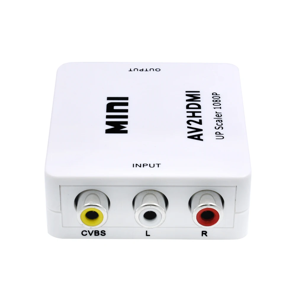 Tishric AV2HDMI конвертер горячая Распродажа HDMI CVBS RCA для AV в адаптер 720P 1080P сигнала Мини