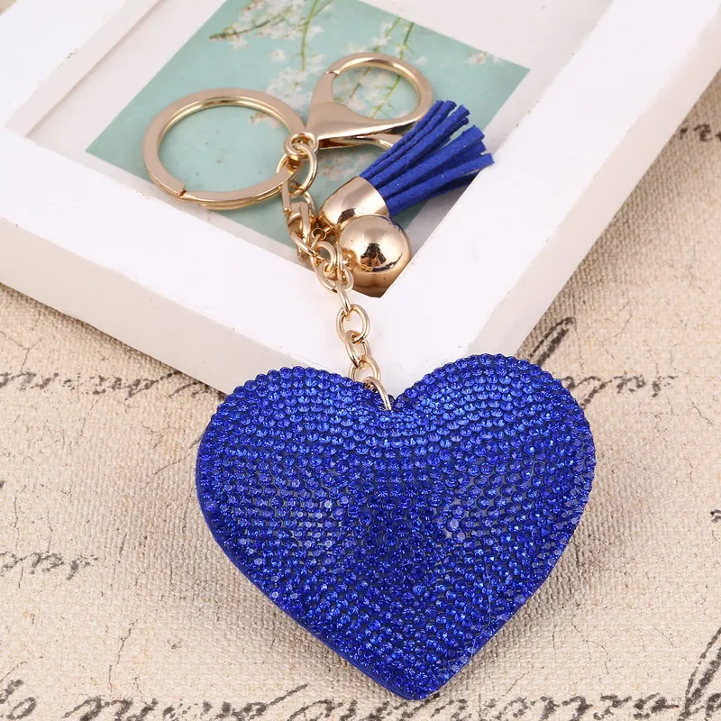 ZOSH-Heart-Keychain-Leather-Tassel-Gold-Key-Holder-Metal-Crystal-Key-Chain-Keyring-Charm-Bag-Auto (4)