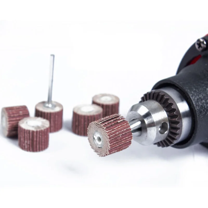 10Pcs set 240 Grit Sanding Flap Disc Grinding Flap Wheels Brush Sand Rotary Tool Accessories Dremel