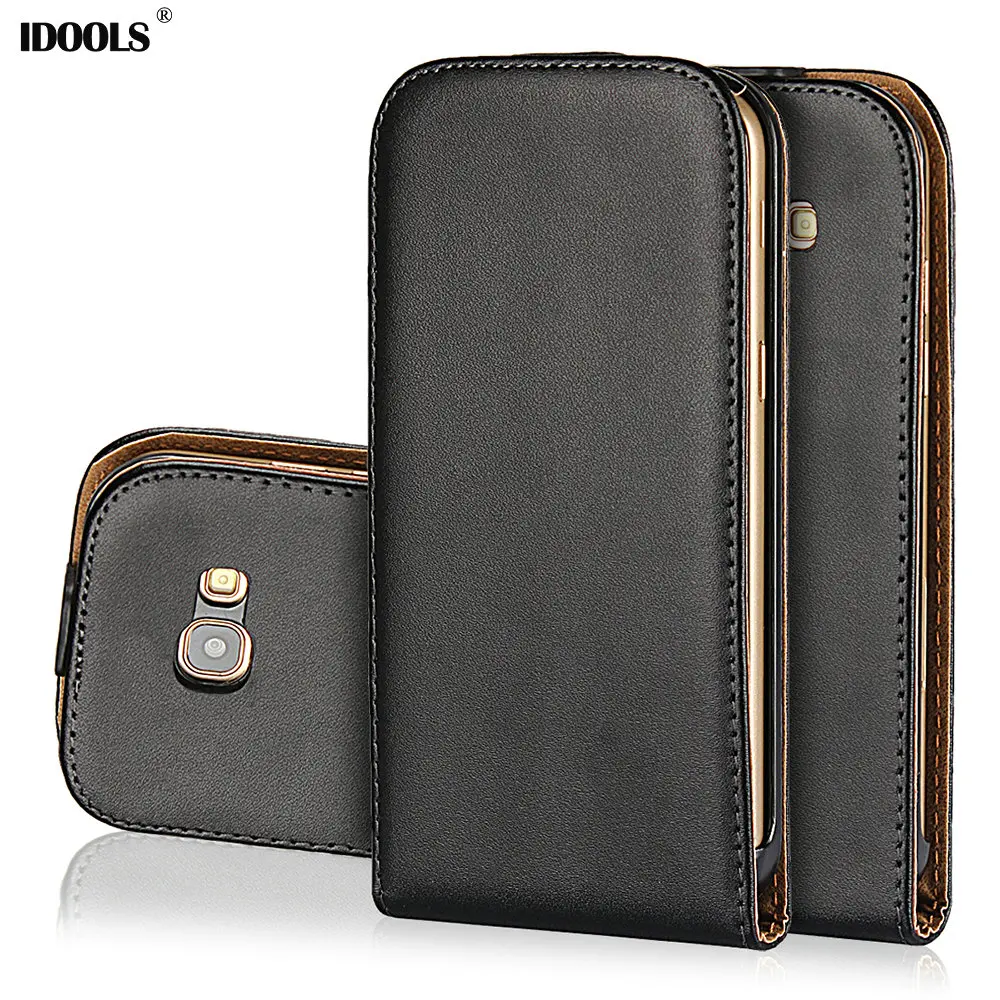 

For Samsung Galaxy A5 2017 Case Covers 5.2 Inch Vertical PU leather Capa Phone Bags Cases for Samsung A5 2017 A520F A5200 IDOOLS