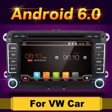 Android 6.0 7″ 2din Car DVD for VW POLO GOLF 5 6 POLO PASSAT B6 CC JETTA TIGUAN TOURAN EOS SHARAN SCIROCCO CADDY with GPS Navi
