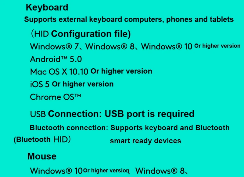 Logitech MK850 беспроводной bluetooth клавиатура и мышь комбо длительное время работы от аккумулятора