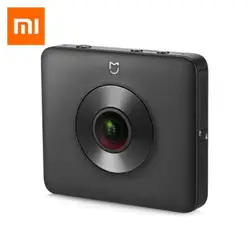 Оригинальный крепление для спортивной камеры Xiao mi jia 360 Panora mi c Камера 23.88MP Сенсор 3,5 K Запись видео 6-осевой Противоударная английское