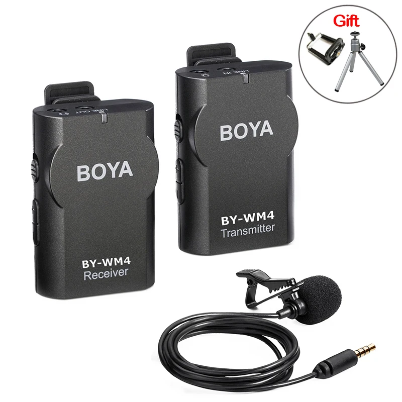 Omnidirectional Microphone System Audio Recording with Easy Clip On Camcorder BOYA Upgrade 2.4GHz Wireless Lavalier Lapel Mic iPhone Huawei Smartphone 3.5mm Plug for Canon Nikon Sony DSLR Camera Omnidirectional Microphone System Audio Recording with Easy Clip On Camcorder BOYA Upgrade 2.4GHz Wireless Lavalier Lapel Mic iPhone Huawei Smartphone 3.5mm Plug for Canon Nikon Sony DSLR Camera