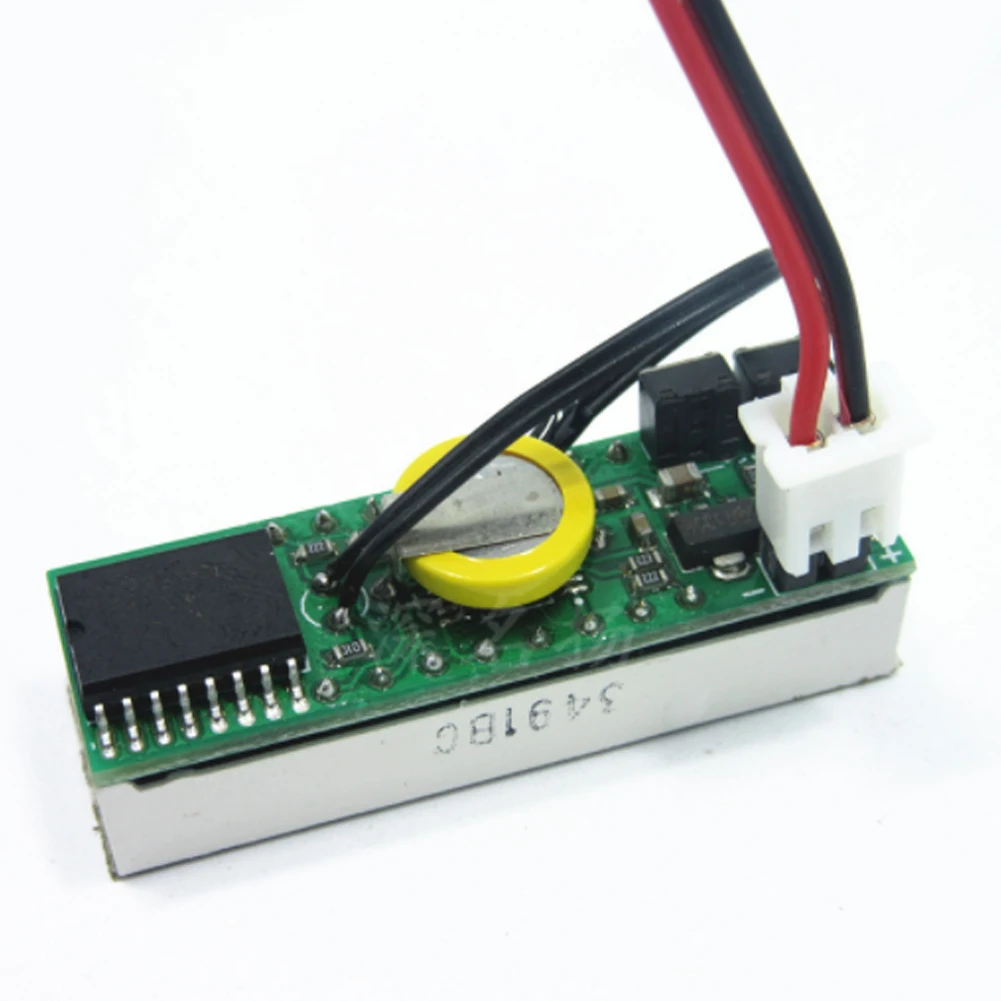DIY электронные часы модуль 3 в 1 Автомобильная цифровая трубка светодиодный Вольтметр термометр время ЖК-дисплей Автомобильный стол часы циферблат