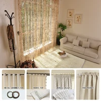 Modern Embroidered Tulle Curtains 6