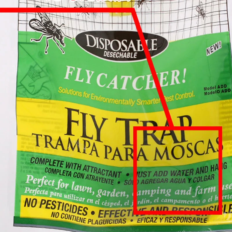 Сумка для Ловца Flycatcher дома и сада одноразовая ловушка ловушек мушек|Ловушки| |