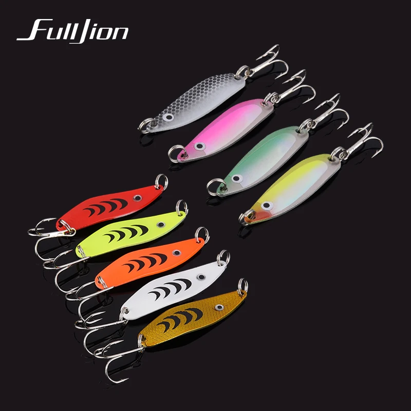4 unids/lote Fulljion mano cuchara Spinner Señuelos de Pesca Wobblers cebos duros lentejuelas de Pesca con ganchos 3D ojos Pesca Isca 4 unids/lote Fulljion mano cuchara Spinner Señuelos de Pesca Wobblers cebos duros lentejuelas de Pesca con ganchos 3D ojos Pesca Isca