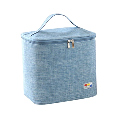 Ручной Оксфордский тканевый изоляционный пакет портативный Термоизолированный кулер Bento сумка для обедов Tote для пикника сумка для хранения LunchBag
