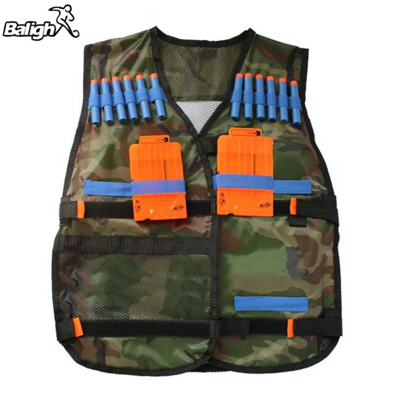 

Tactical Vest Adjustable with Storage Pockets fit for Nerf N-Strike Elite Team W1