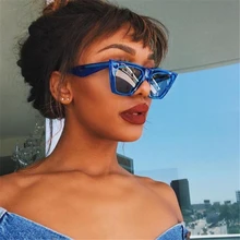 Новинка, кошачий глаз, женские солнцезащитные очки в форме, солнцезащитные очки, женские очки, синие солнцезащитные очки, аксессуары, брендовая дизайнерская мода