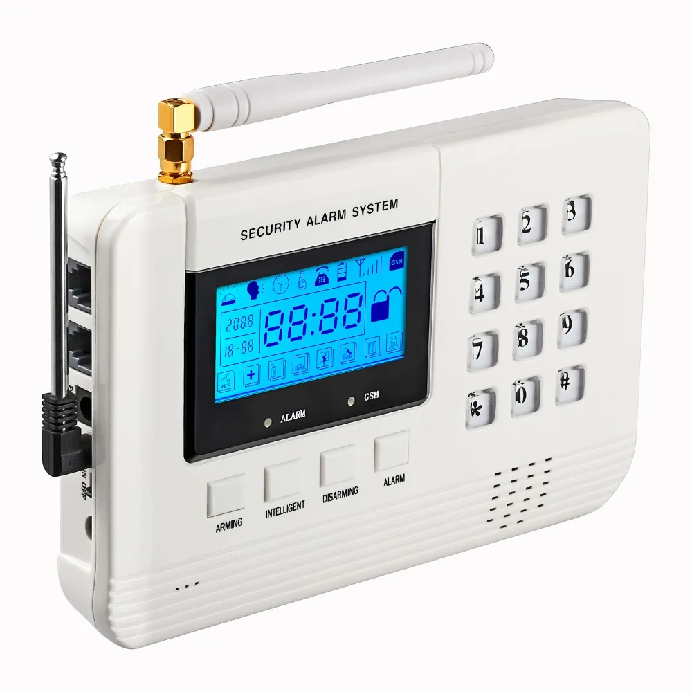  Fuers Q2 LCD Keyboard Wireless Home GSM PSTN Alarm systems intelligent auto dial Burglar Security A