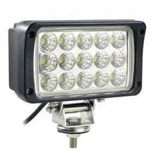 6 inch 45 W LED Trabalho Light 12-30 V DC LED de Condução Offroad Trailer Faixa de luz para o Barco SUV ATV LED Luz de Neblina à prova d’ água