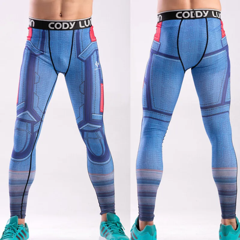 Брюки для мужчин быстросохнущая лайкра фитнес бегунов колготки мужские s Спортивные Беговые брюки для бодибилдинга pantalones hombre - Цвет: a