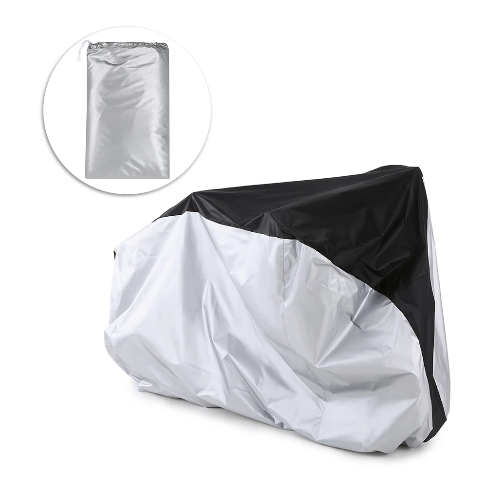 Outdoor Bicycle Cover 190T Polyester Fabrics Foldable Bike Storage Bag
