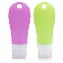 90 мл Портативный мини-силиконовые многоразового бутылки кремы макияж код путешествия труб лосьон точки шампунь контейнер