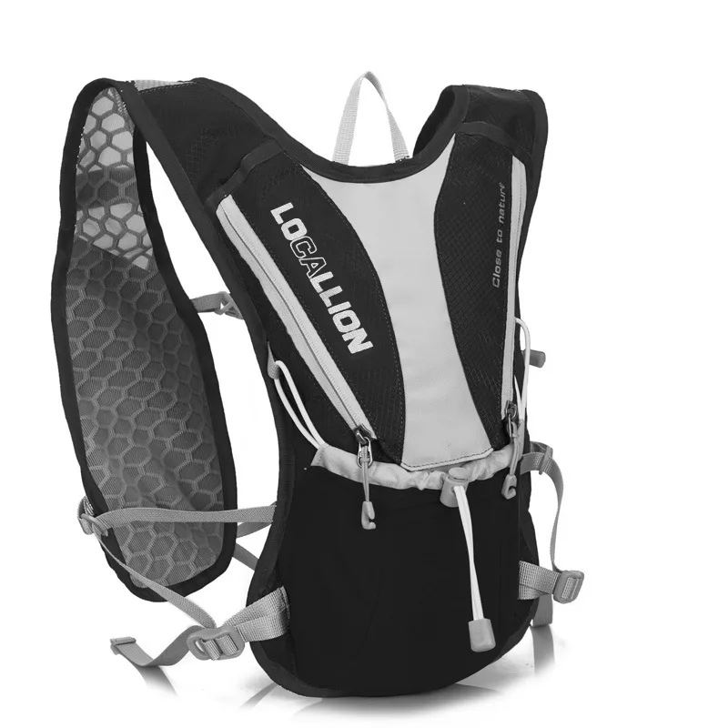 Маленькие спортивные сумки для воды, сумки для гидратации мочевого пузыря, ультралегкие сумки для велосипеда, сумки для езды, оборудование для бега, бега, велоспорта, рюкзаки - Цвет: gray backpack only
