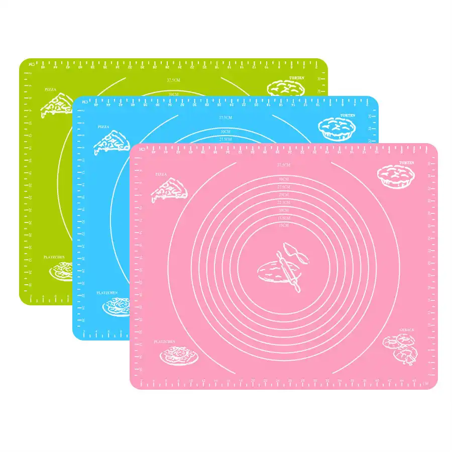 Baking Silicone Mat For Dough Rolling Cake Board Fondant Mat With