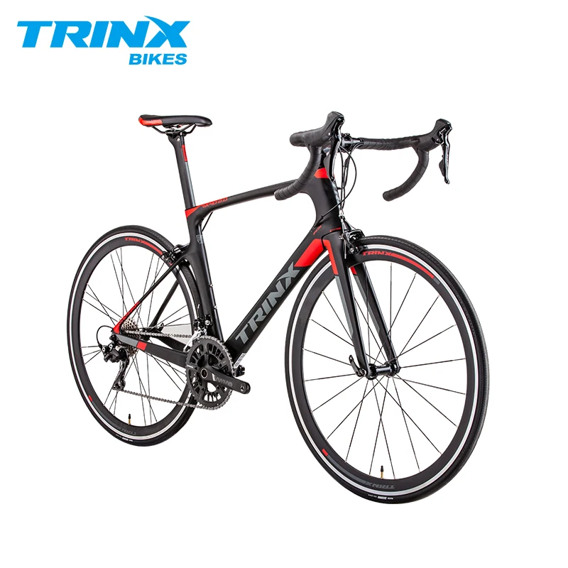 TRINX 22 Speed Carbon Fiber Road Bike Aero Racing Bicycle 105 Derailleur Set Caliper Brakes Compact Frames Bicicletta