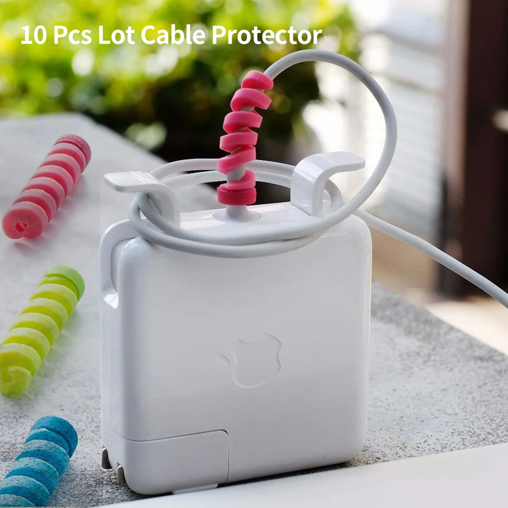 Зарядное устройство USB кабель Шнур 10 шт. в партии MIX Protector Saver Обложка для Apple iPhone 8X7