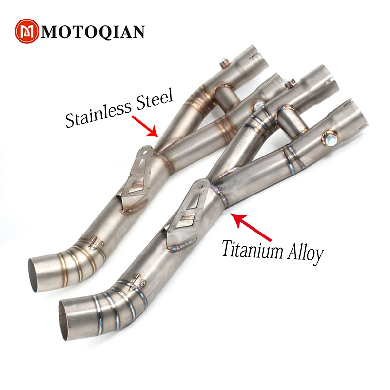 

Motorcycle Exhaust For YAMAHA YZF R1 Exhaust Mid Pipe Link Pipe Motorbike Connect Middle Pipe YZF-R1 2015 2016 2017 exhaust