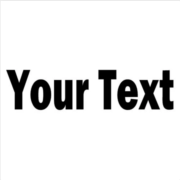 

YOUR TEXT Vinyl Decal Sticker Car Window Bumper Custom Personalized Lettering Sticker Free Shipping