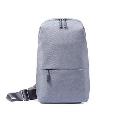 Оригинальная Xiaomi mi сумка на плечо, простая нагрудная сумка для мужчин, Женская Повседневная сумка mi ni, модный рюкзак для камеры, телефона - Цвет: Gray